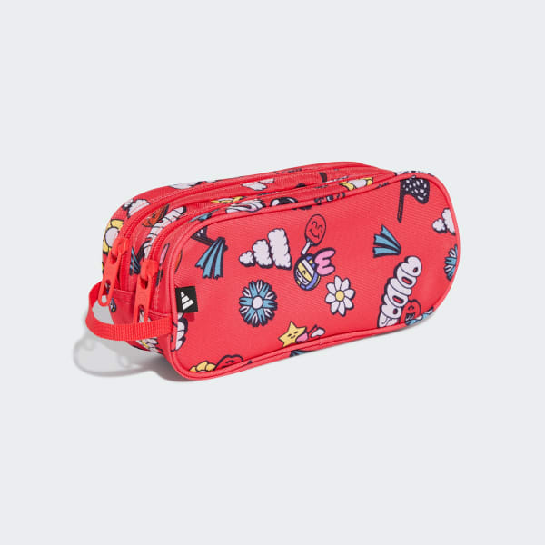 Red Kids Fun Allover Print Pencil Case