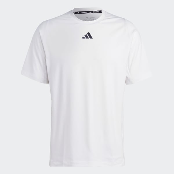 Hvid Train Icons 3 Bar Logo Training T-shirt