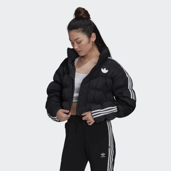 adidas Short Synthetic Down Puffer - Black | Women's Lifestyle | adidas US
