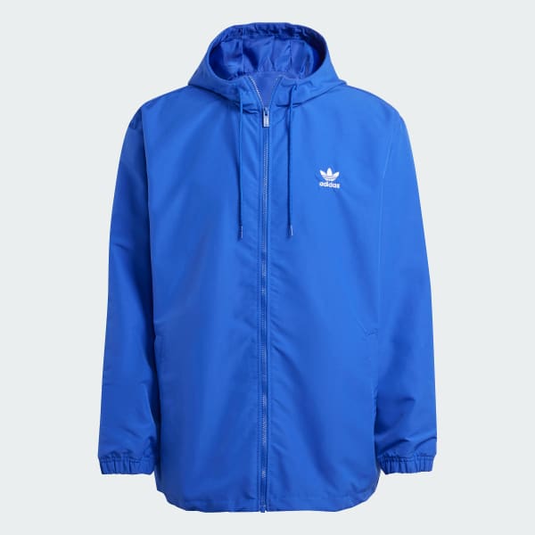 Blu adidas Originals Trefoil Windbreaker
