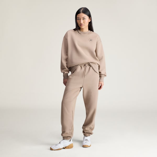 Marron Sudadera holgada adidas by Stella McCartney