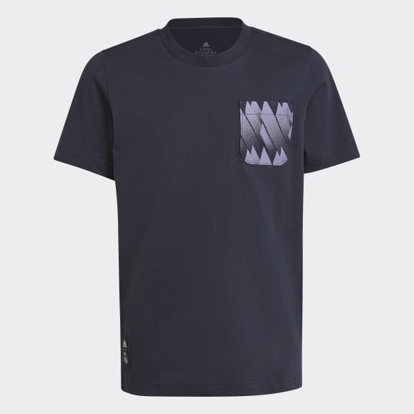 Blau Real Madrid Graphic T-Shirt