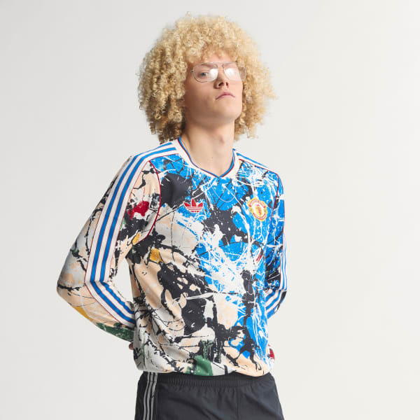 Multicolore Maillot manches longues Manchester United Stone Roses