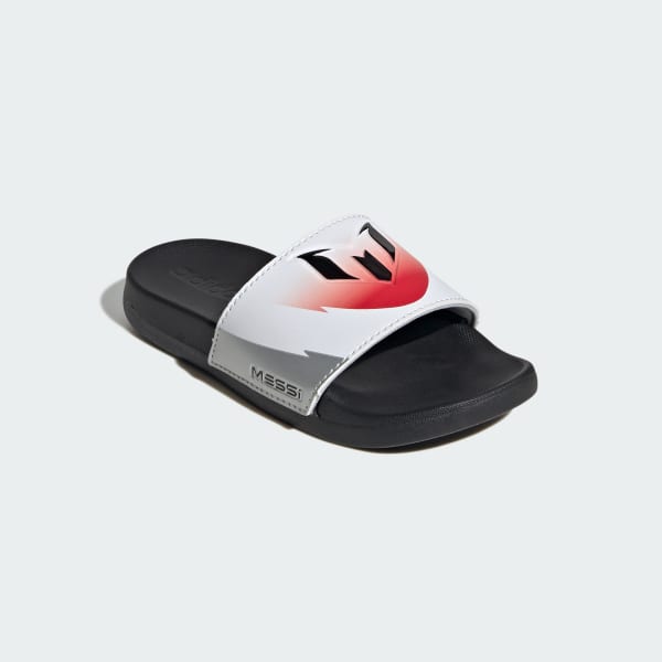 White Adilette Comfort Slides Kids