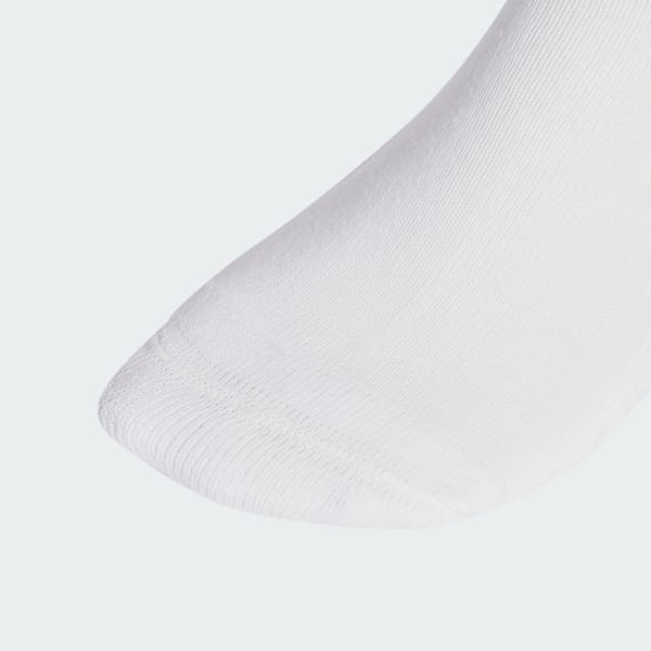 White 리니어 크루 쿠션 양말 3켤레