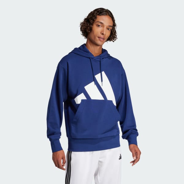 modrá Mikina Essentials Big Logo French Terry