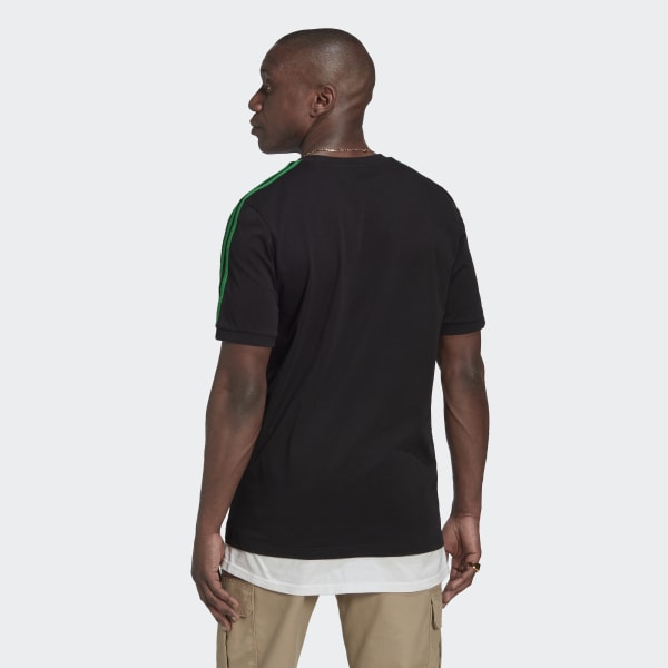 Sort Celtic FC DNA 3-Stripes T-shirt CM178
