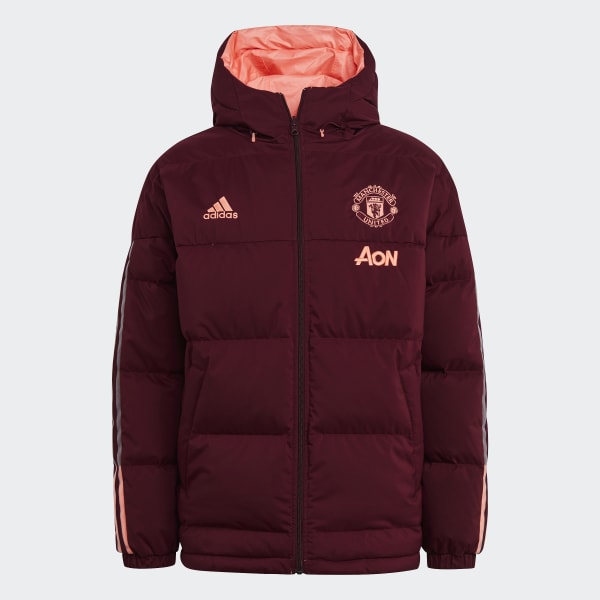 Red Manchester United Reversible Down Travel Jacket 23661