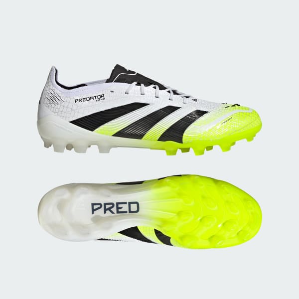 White Predator Elite 2G/3G Artificial Grass Boots