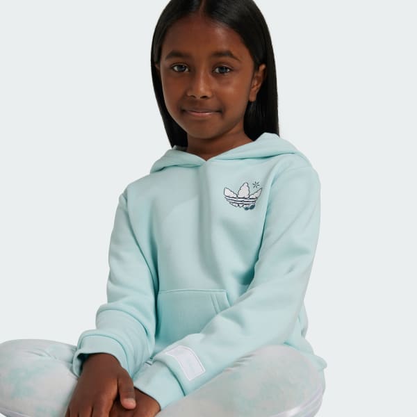 Adidas leggings and hoodie set top