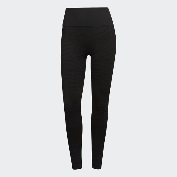 Black adidas by Stella McCartney Seamless Yoga Tights FJY39
