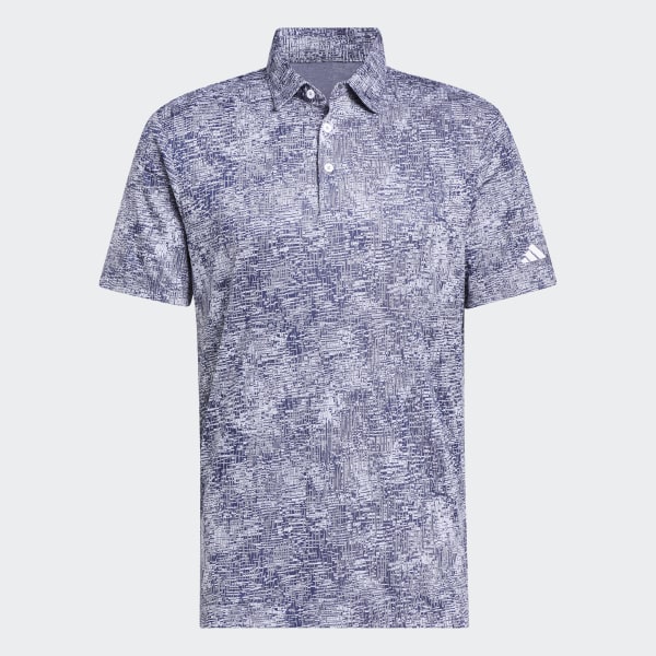 Grey Aerial Jacquard Golf Polo Shirt