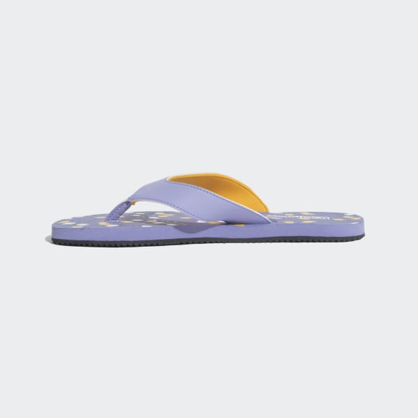 adidas CLOUDFOAM FLIP FLOPS Yellow adidas India