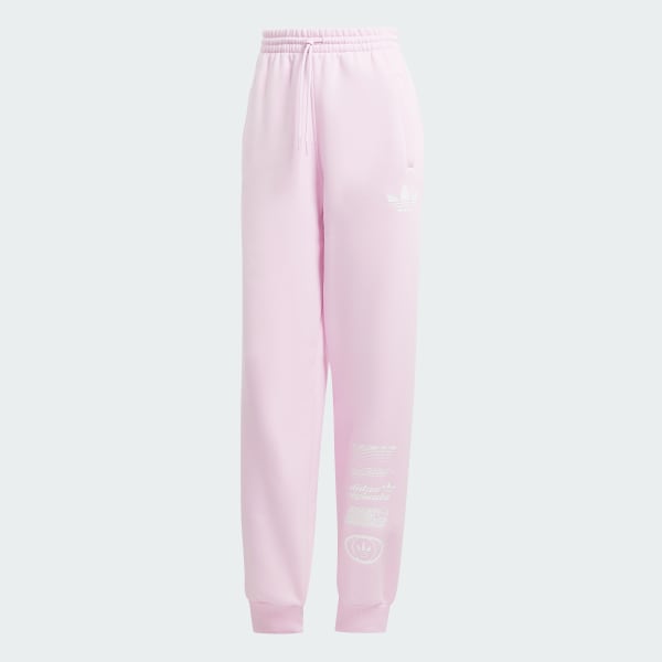 Pink Multiple Logo Joggers
