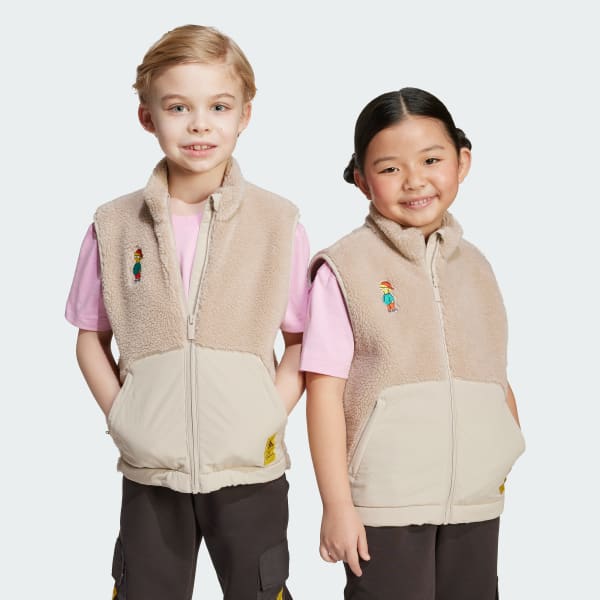 Beige adidas The Simpsons Vest Kids