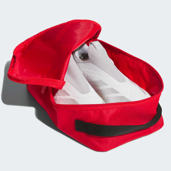 レッド 【ゴルフ】ボールドロゴ シューズバッグ