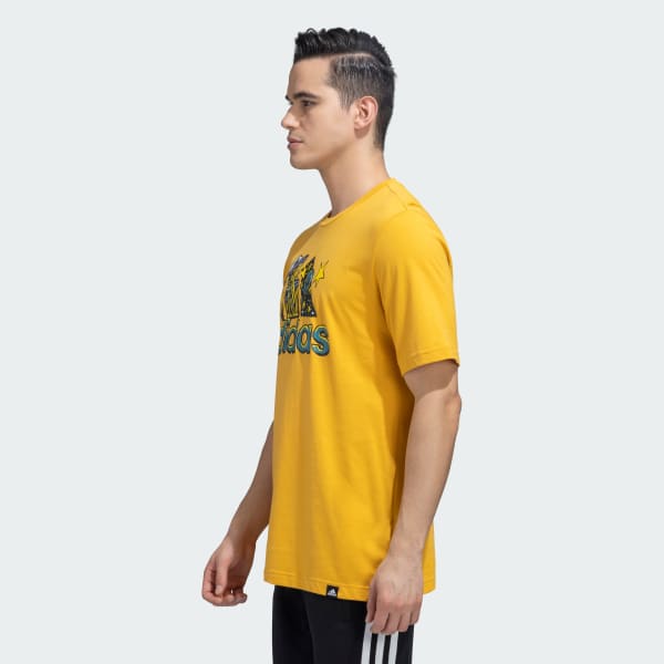 Yellow DREAM DOODLE FILL TEE