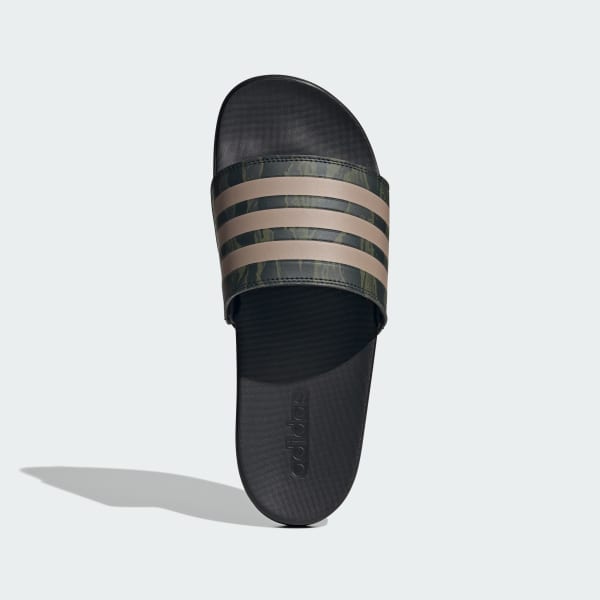 adidas Adilette Comfort Slides - Grey | Free Shipping with