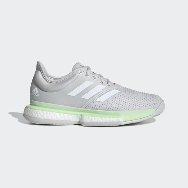 adidas green and white tennis shoes