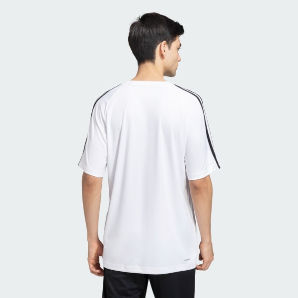 White Sereno AEROREADY 3 Stripes Tee