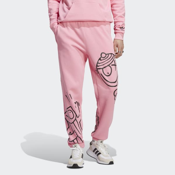 Pink adidas Originals x André Saraiva joggingbukser
