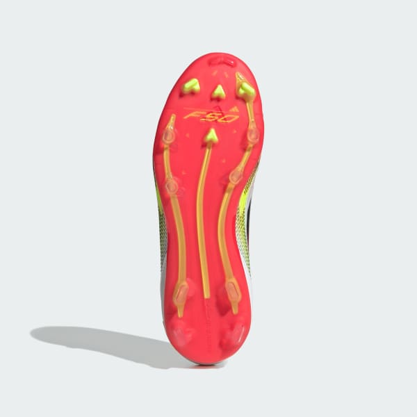 Vit F50 Elite Laceless Firm Ground Fotbollsskor
