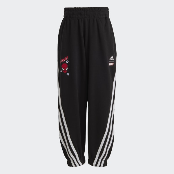 Black 아디다스 x 마블 스파이더맨 팬츠