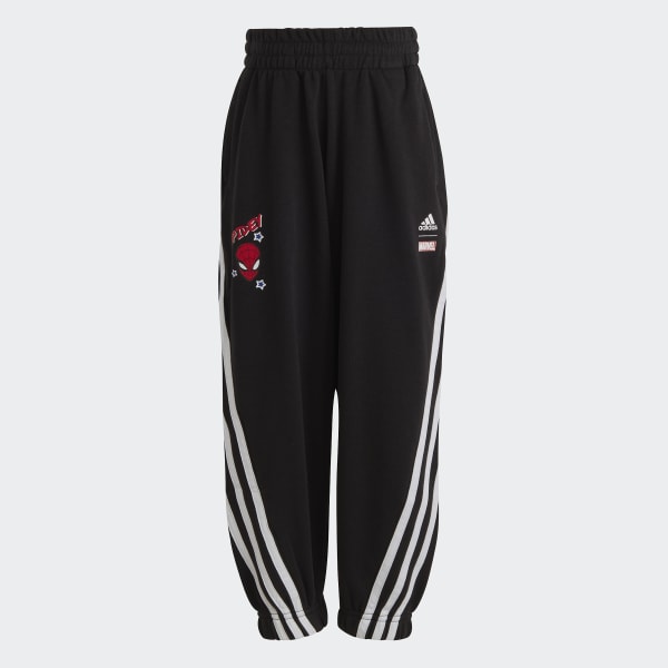 Adidas black track pants mens top