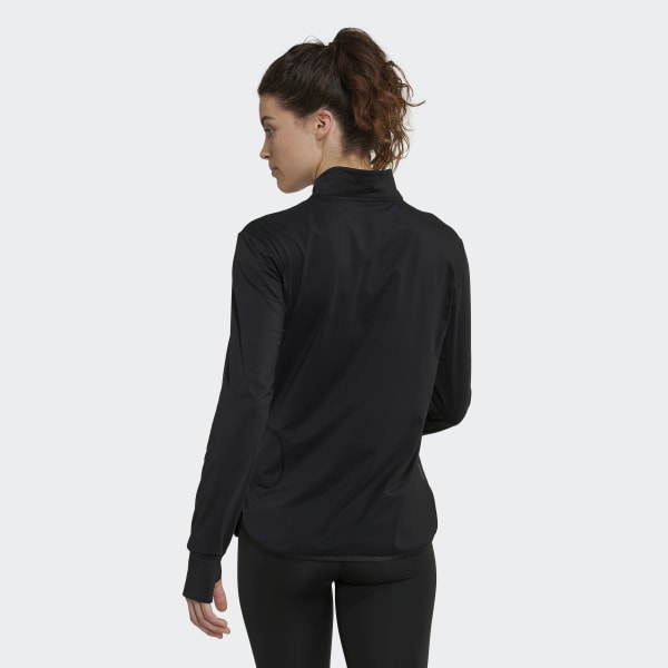 Svart Techfit AEROREADY Warm Quarter-Zip Training Top SU176