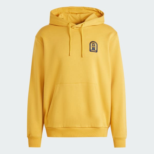Adidas hoodie heren geel discount