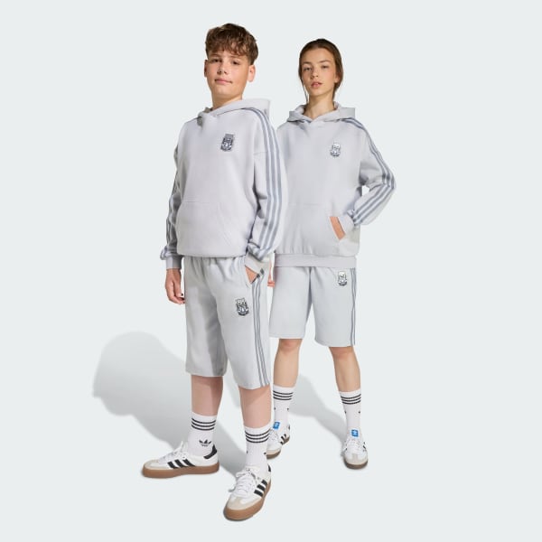 Gris Pantalón corto adidas x Minecraft (Adolescentes)