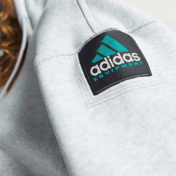 アディダス エキップメント クロップドパーカー - グレー | アディダス