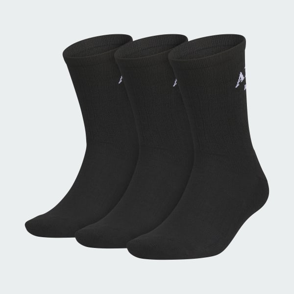 Black M FOUNDATION SPORT 3-PACK CREW SOCKS
