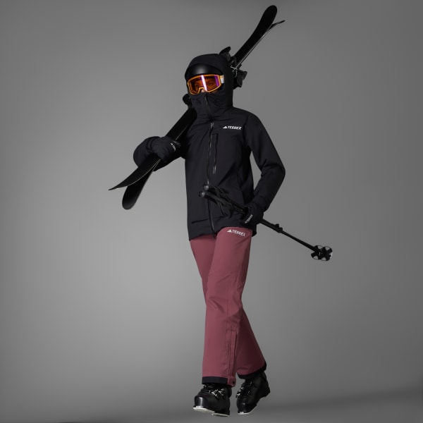 Burgundy Terrex Xperior 2L Insulated Bib Tracksuit Bottoms