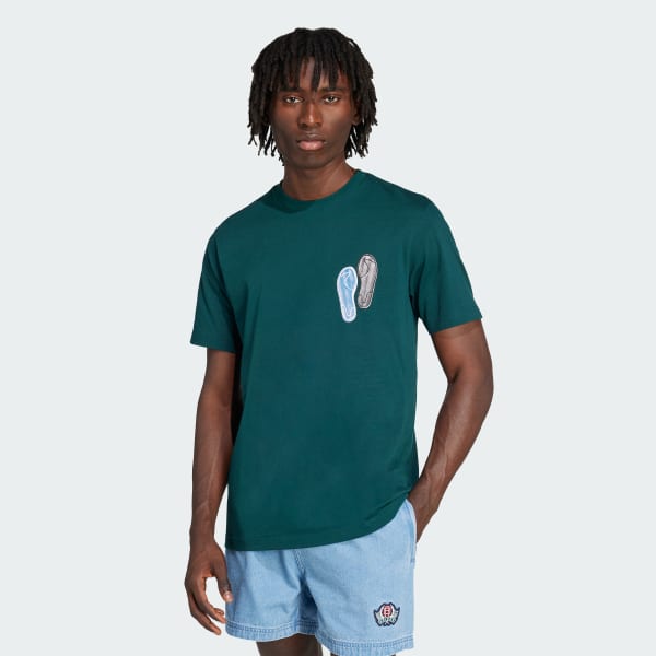 Verde Camiseta Folgada Trefoil Series