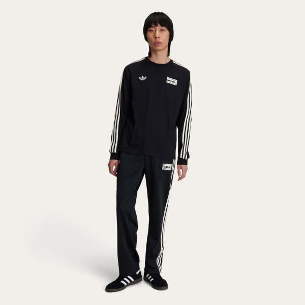 ブラック adidas Originals × Oasis ツアー スリーストライプス 長袖Tシャツ