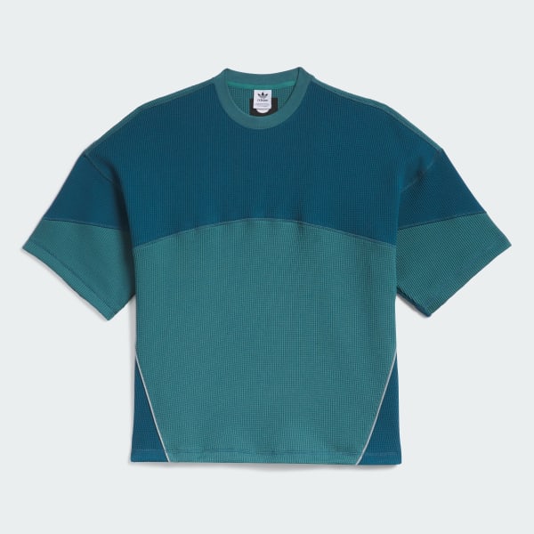 สีน้ำเงิน เสื้อยืดแขนสั้นสไตล์สปอร์ต La Cienega