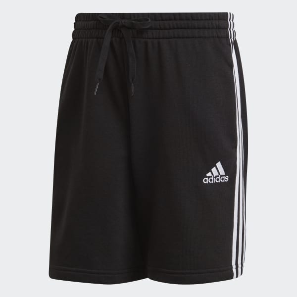 adidas Essentials French Terry 3 Streifen Shorts Schwarz adidas Deutschland