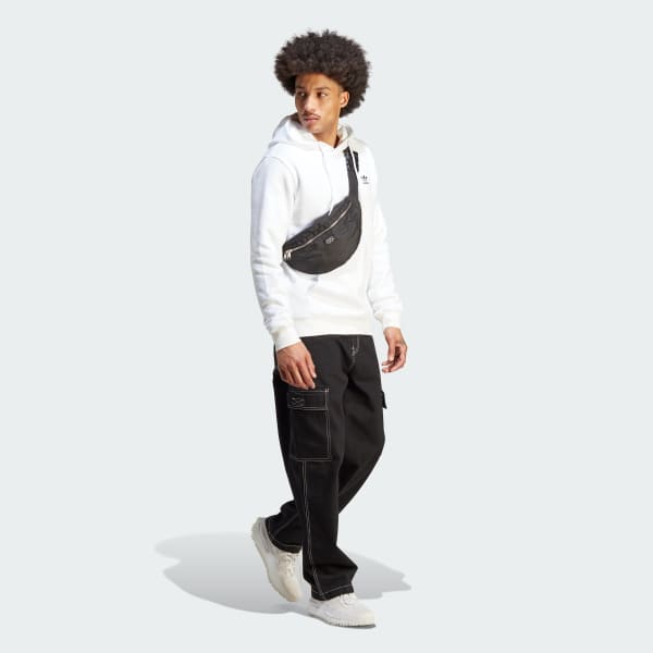 Blanco Polera con Capucha Trifolio Essentials