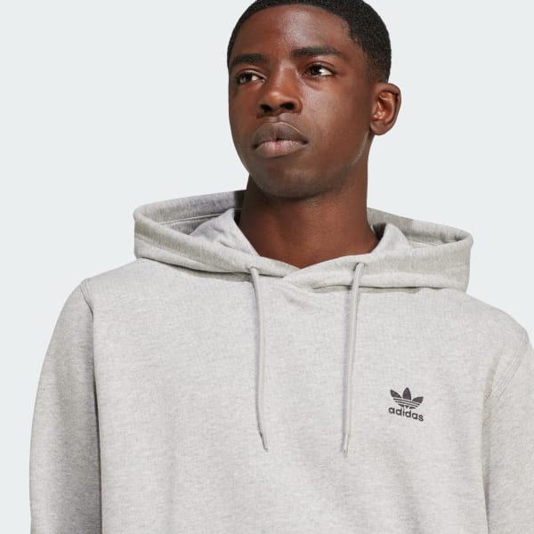 adidas Trefoil Essentials Hoodie Grey adidas UK