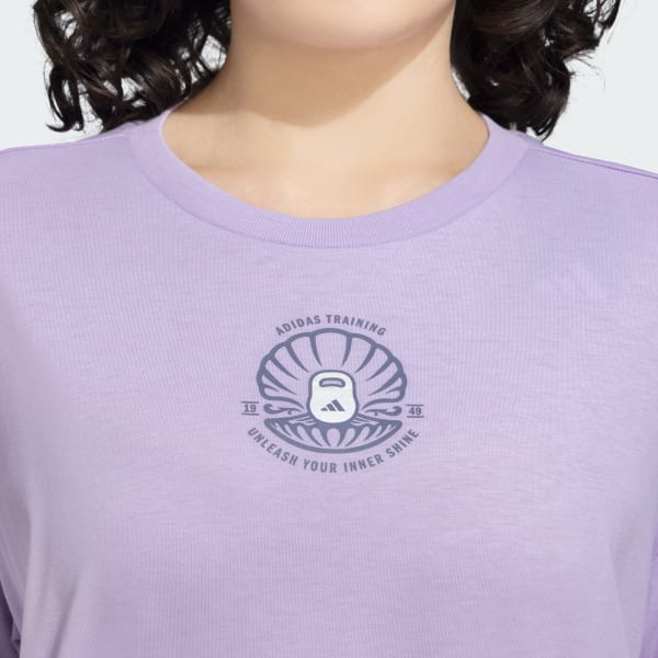 Purple Strong Training Tee