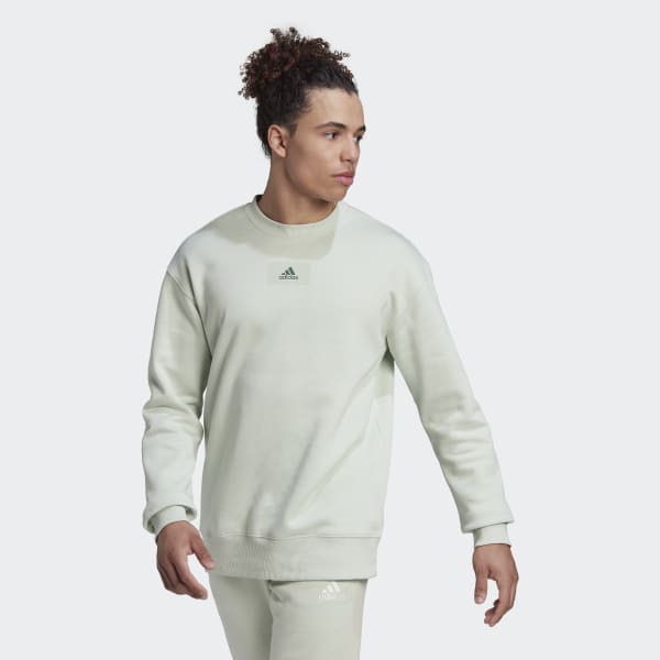 Green Essentials FeelVivid Cotton Fleece Drop Shoulder Sweatshirt RB128