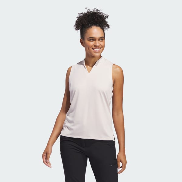 Ultimate365 Textured Sleeveless Polo Shirt