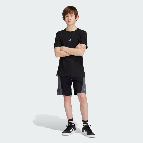Black Training AEROREADY Heather Shorts Kids