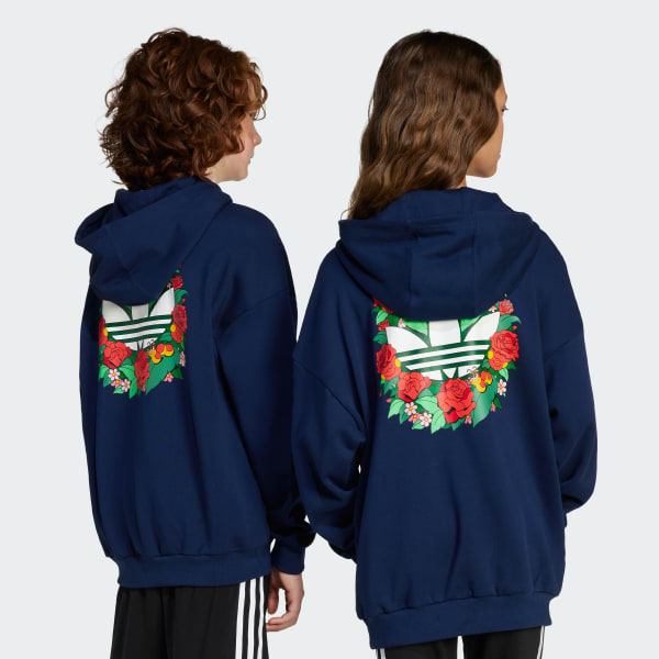 Biru Hoodie Anak Oversize