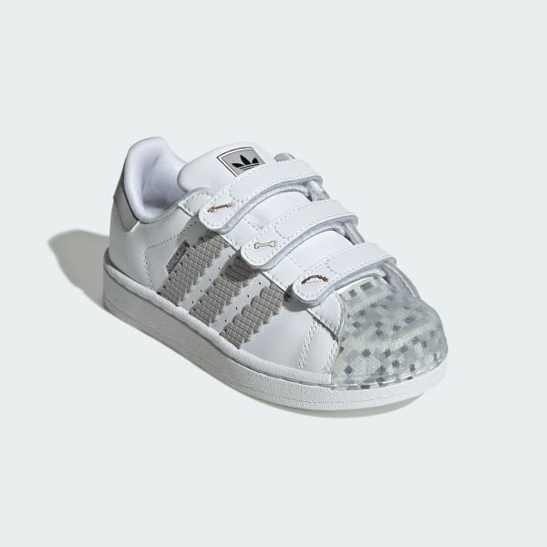 Blanco Tenis Superstar II Comfort Closure X Minecraft para niños