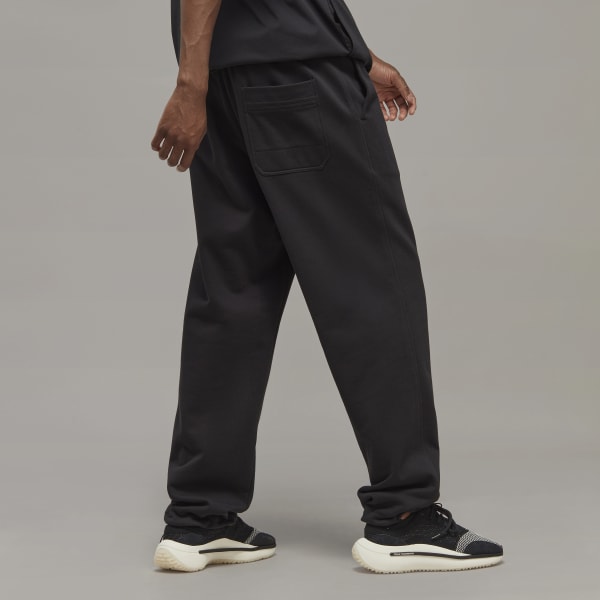 adidas Y-3 Organic Cotton Terry Straight Pants - Black | adidas