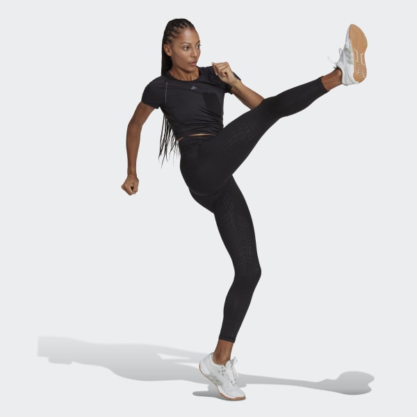 Nero T-shirt HIIT 45 Seconds Crop