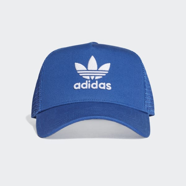 blue and white adidas hat