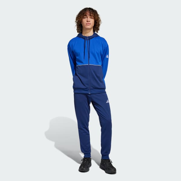 Azul Conjunto Sportswear Colorblock Doubleknit